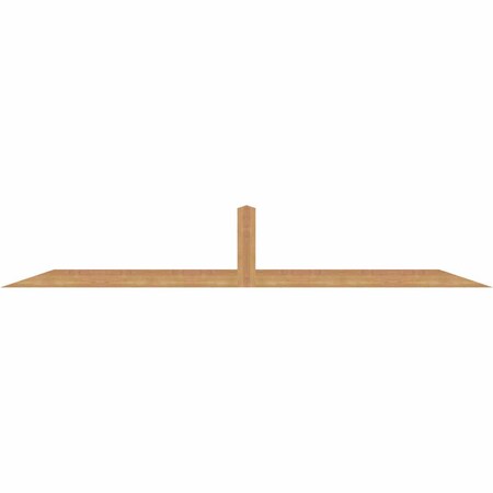 Ekena Millwork Portland Smooth Timber Gable Bracket, Western Red Cedar, 96"W x 16"H x 1 1/2"D x 3 1/2"F, 4/12 Pitch GBW096X16X0204POR00SWR